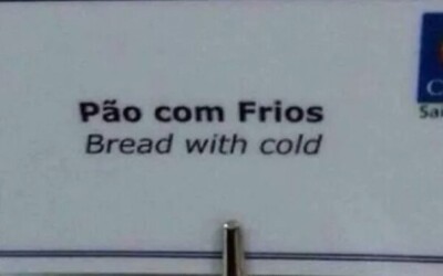 bread with cold